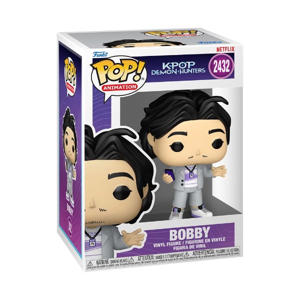 Netflix - KPop Demon Hunters -  Bobby Pop! Vinyl Figure - Packshot 2