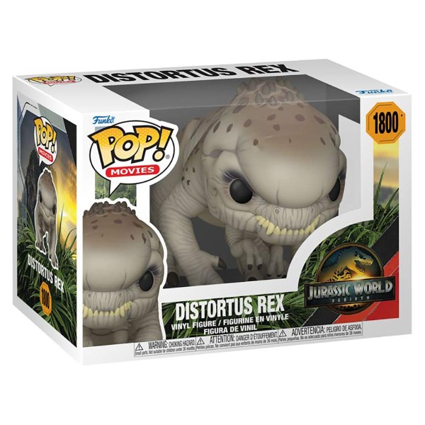 Jurassic World Rebirth - Distortus Rex Pop! Vinyl Figure - Packshot 2