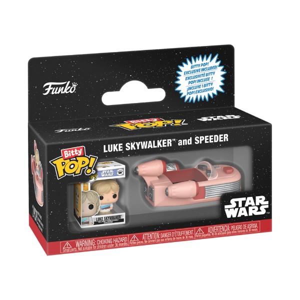 Star Wars - Luke Skywalker with Speeder Bitty Pop! Ride - Packshot 2