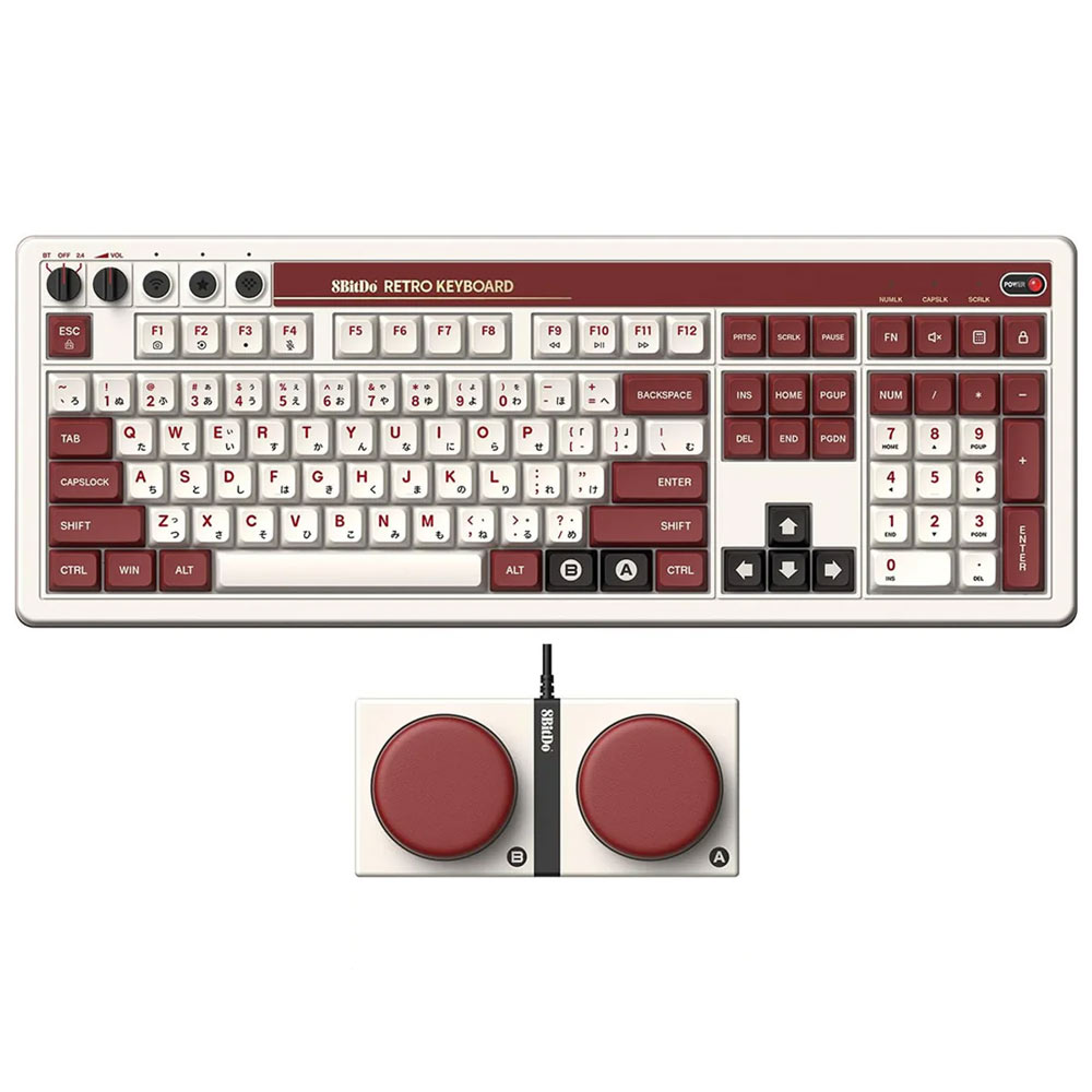 8BitDo Retro 108 Mechanical Keyboard - Fami Edition - Packshot 1