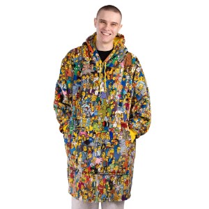 The Simpsons - Character All-Over-Print Oversized Blanket Hoodie