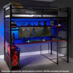X Rocker Battlebunk Gaming High Sleeper Bed with Desk - Packshot 3