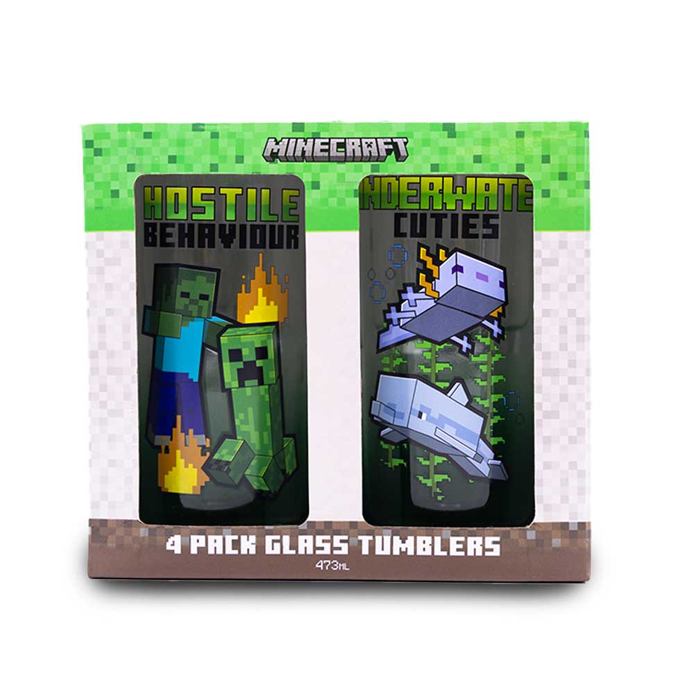 Minecraft - Mobs Glass 4-Pack - Packshot 2
