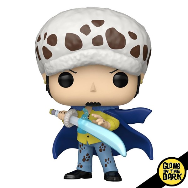One Piece - Trafalgar Law with Blue Anesthesia Glow Pop! Vinyl Figure - Packshot 1