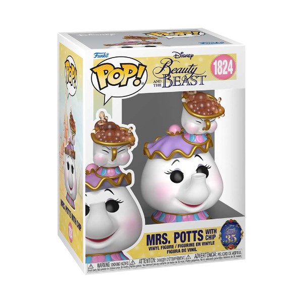 Disney - Beauty & The Beast - Mrs. Potts with Chip Pop! Vinyl Figure - Packshot 2