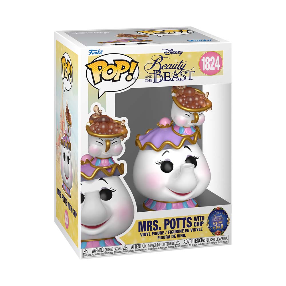Disney - Beauty & The Beast - Mrs. Potts with Chip Pop! Vinyl Figure - Packshot 2