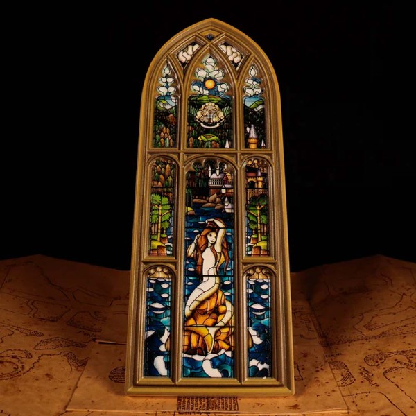 Harry Potter - Mermaid Stained Glass Window Resin Plaque - Packshot 3
