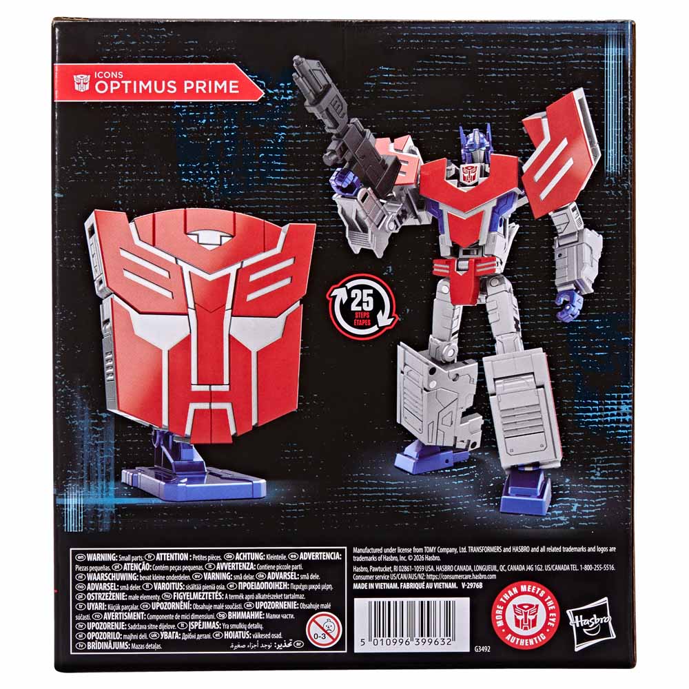 Transformers – Icons Optimus Prime Voyager Class Action Figure - Packshot 5