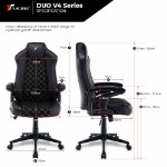 TTRacing Duo V4 Air Threads Fabric Gaming Chair - Dawn - Packshot 6