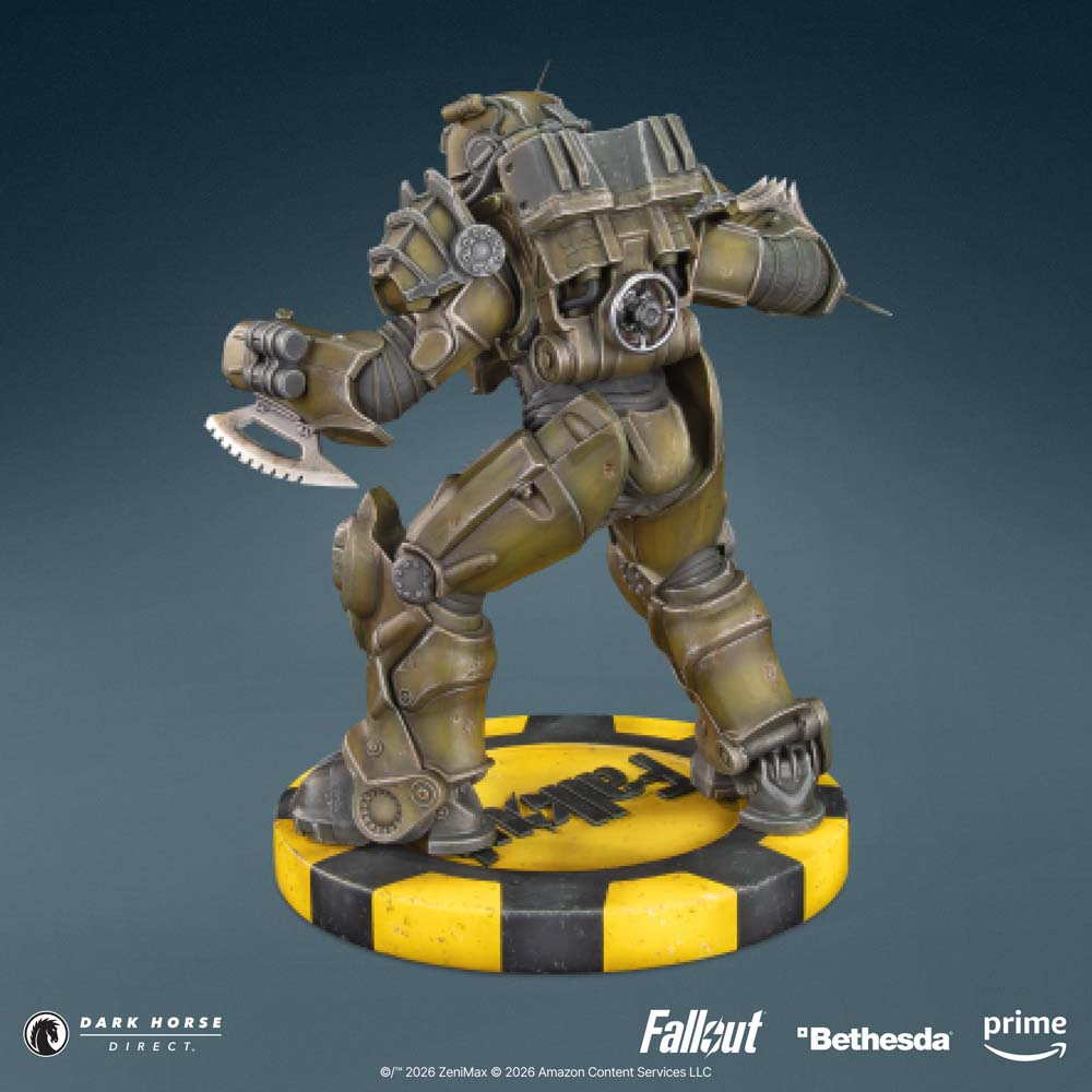 Fallout (2024) - NCR Power Armor 10" Statue - Packshot 4