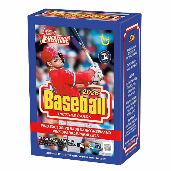 MLB – TC – 2026 Topps Heritage Baseball Value Box - Packshot 1