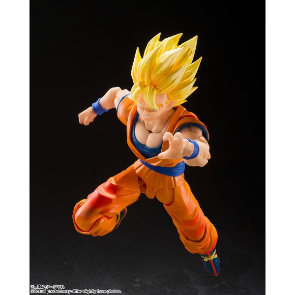 Dragon Ball Z - Super Saiyan Son Goku S.H.Figuarts Action Figure - Packshot 3