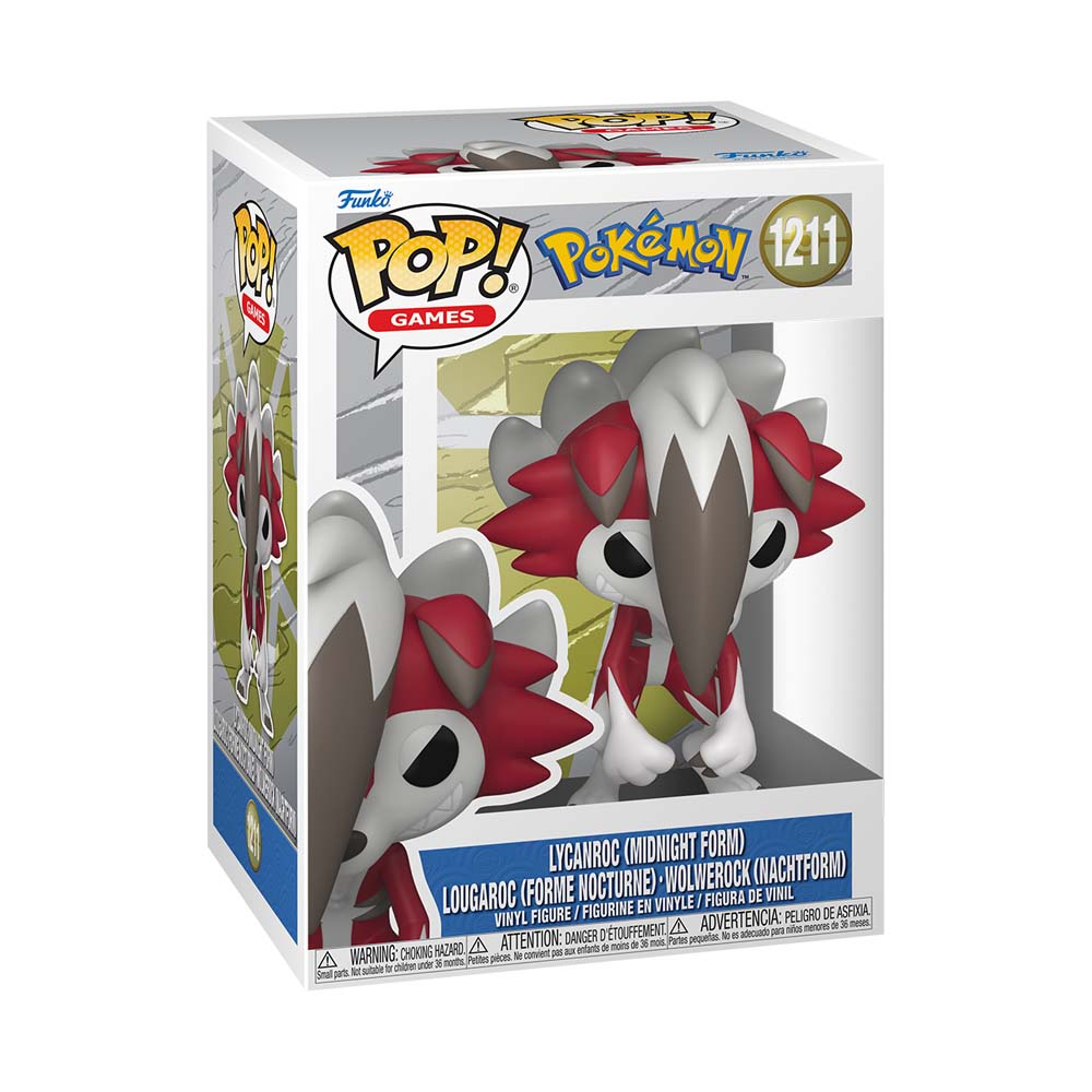 Pokemon - Lycanroc (Midnight Form) Pop! Vinyl Figure - Packshot 2