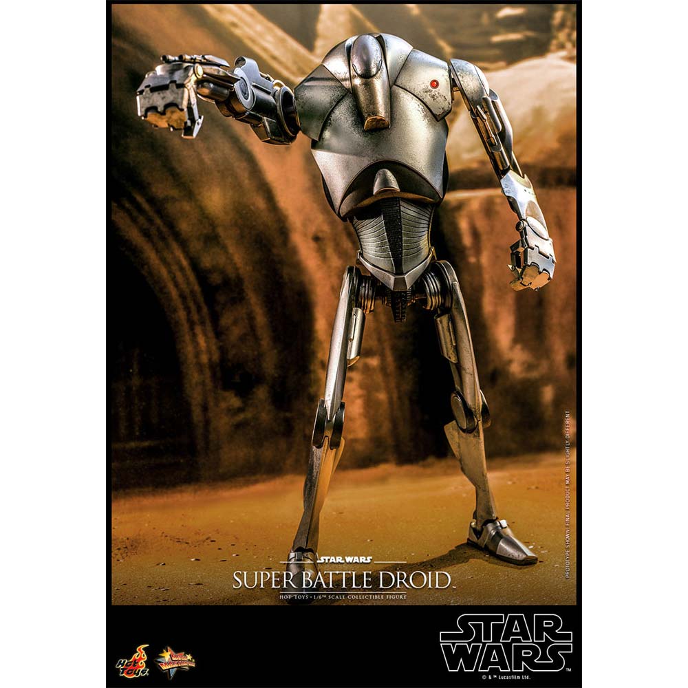 Star Wars - Attack of the Clones Super Battle-Droid 1/6 Scale Action Figure - Packshot 4