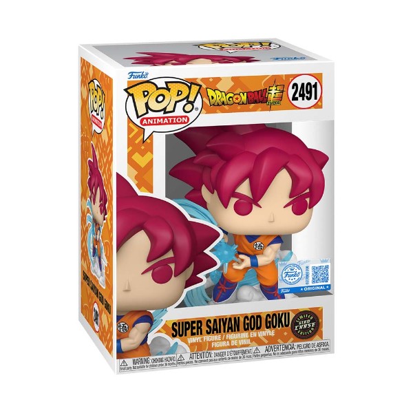 Dragon Ball: Super - Super Saiyan God Goku (Kamehameha) Pop! Vinyl Figure - Packshot 4