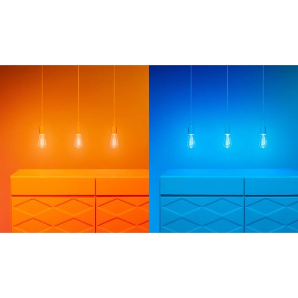 WiZ Colour & White Clear 40W ST64 E27 Filament Bulb (Gen 2) - Packshot 5
