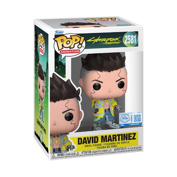 Cyberpunk: Edgerunners - David Martinez with HJKE-11 Yukimura Pop! Vinyl Figure - Packshot 2