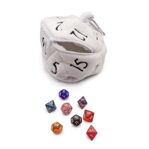 Dice Bag Plush - White - Packshot 2