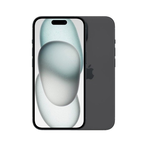 Apple iPhone 15 (128GB, Black) - Excellent Refurbished - Packshot 1