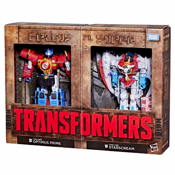 Transformers Timelines - Comic Edition Optimus Prime & Starscream Action Figure 2-Pack - Packshot 6