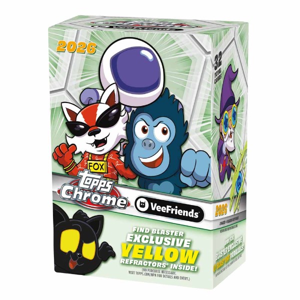 Topps Chrome 2026 Vee Friends Value Box - Packshot 1
