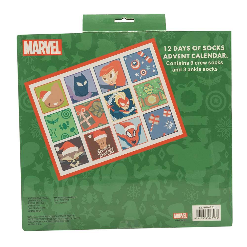 Marvel - 12 Days of Socks Advent Calendar - Packshot 3