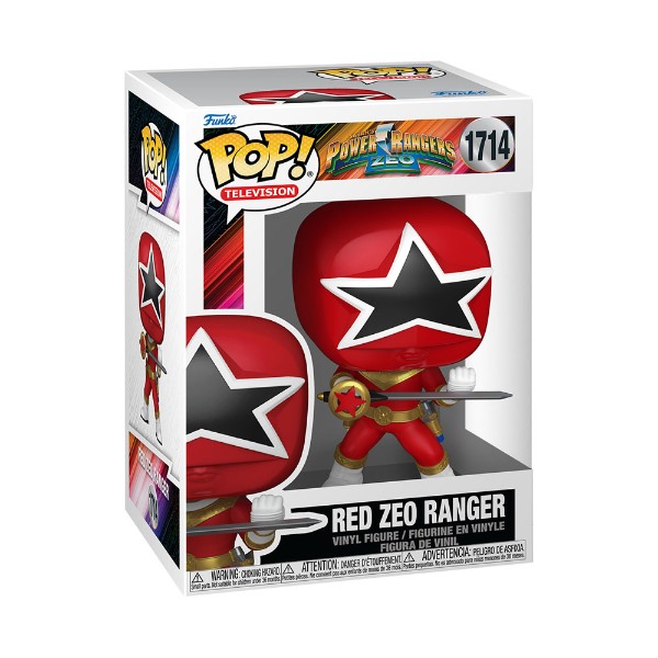 Power Rangers: Zeo - Red Ranger Pop! Vinyl Figure - Packshot 2