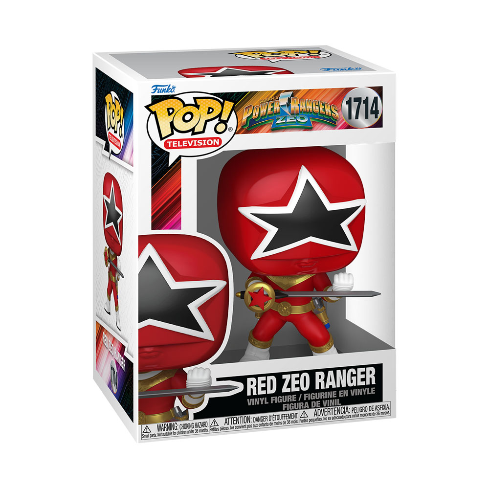 Power Rangers: Zeo - Red Ranger Pop! Vinyl Figure - Packshot 2