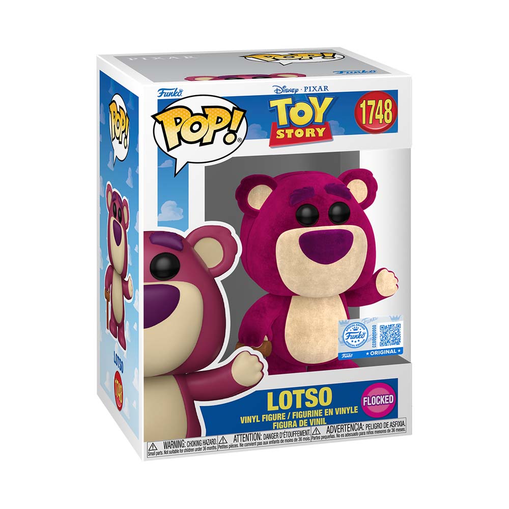 Pixar - Toy Story - Lotso Flocked Pop! Vinyl Figure - Packshot 2