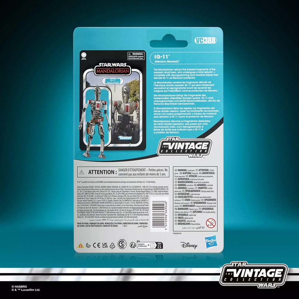 Star Wars - The Vintage Collection IG-11 (Nevarro Marshal) Action Figure - Packshot 4