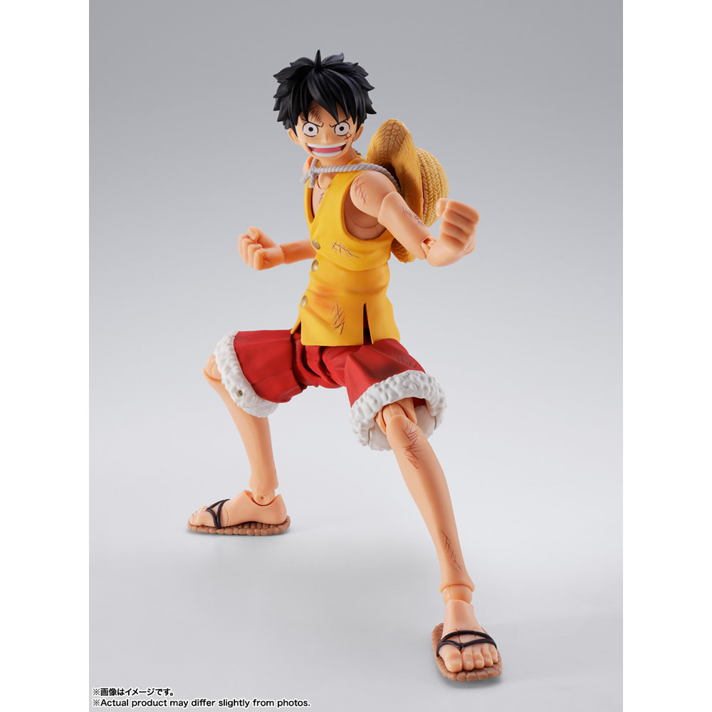 One Piece - Monkey D. Luffy (Summit War of Marineford) S.H.Figuarts Action Figure - Packshot 2