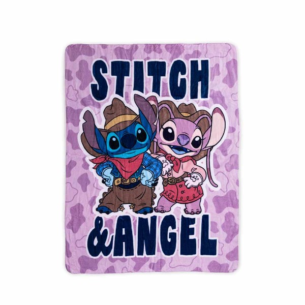 Disney – Lilo & Stitch – Western Stitch and Angel Blanket - Packshot 1