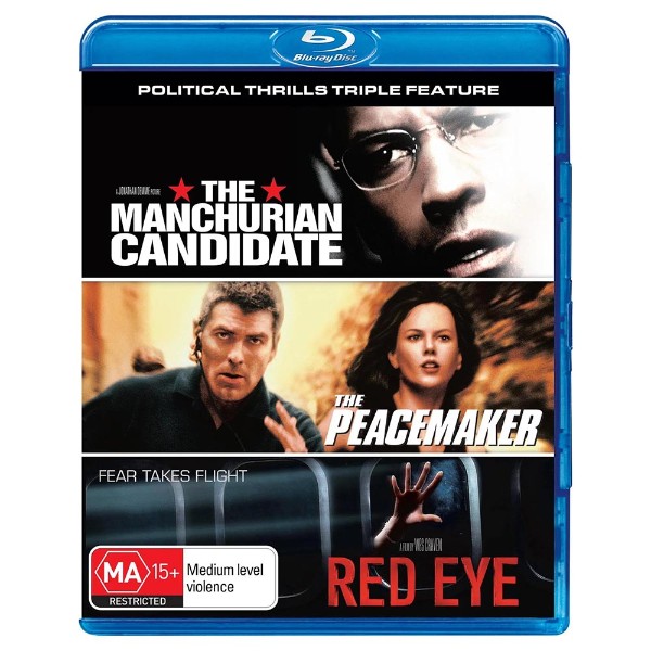 Political Thrills Triple (Manchurian Candidate/Peacemaker/Red Eye) - Packshot 1