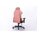 Playmax - Elite Gaming Chair - Fabric Pink and Light Grey - Packshot 4