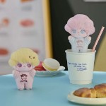 POP MART - DIMOO Crush on Coffee Series Soft-faced Plush Keyring Blind Box (Single Box) - Packshot 3
