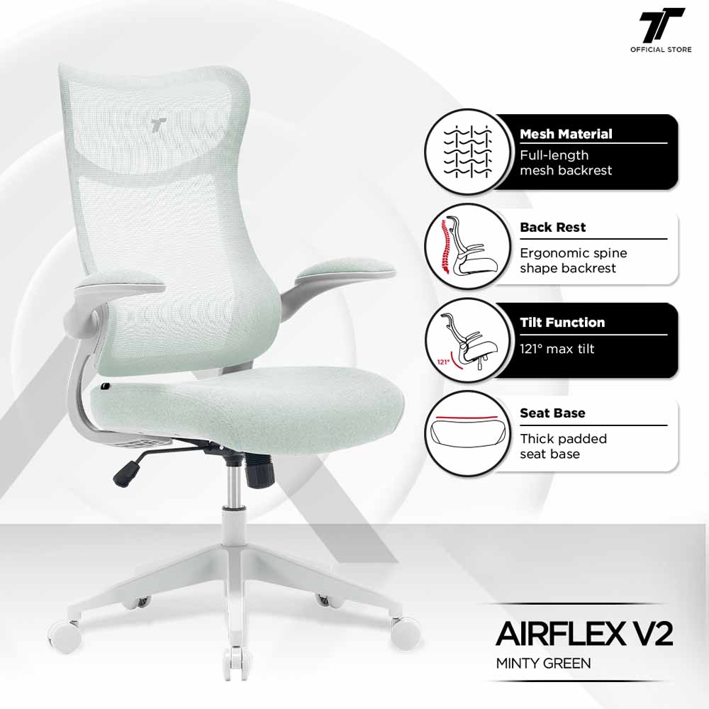 TT AIRFLEX V2 Ergochair - Minty Green - Packshot 5