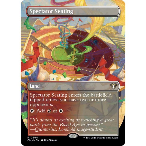 Magic: the Gathering - TCG - Commander Masters - Spectator Seating (Borderless) 664 - Packshot 1