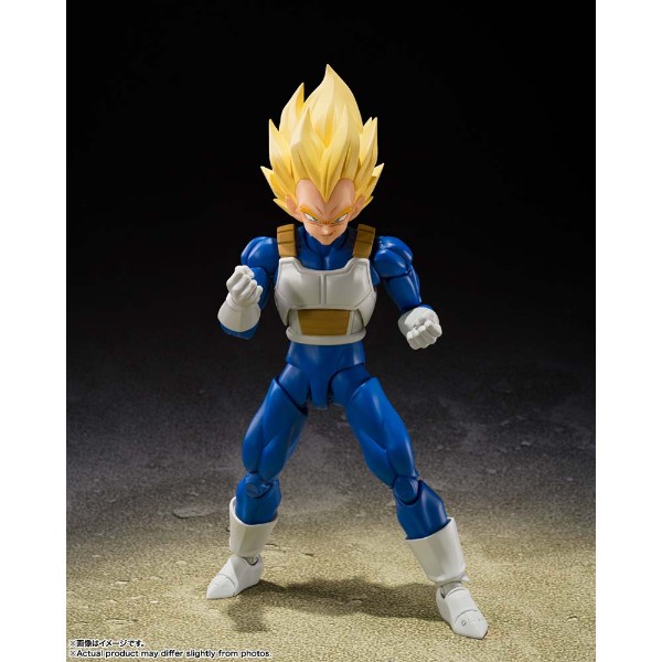 Dragon Ball Z - Super Saiyan Vegeta (Dangerous Pride) S.H.Figuarts Action Figure - Packshot 2