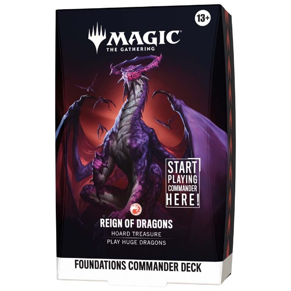 Magic: The Gathering - TCG - Foundations Commander Deck - Red - Packshot 1