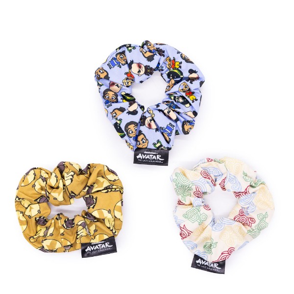 Avatar: The Last Airbender - Chibi Characters Scrunchie 3-Pack - Packshot 1