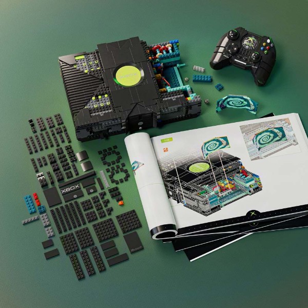 Microsoft - Mattel Brick Shop Microsoft XBOX Building Set - Packshot 2
