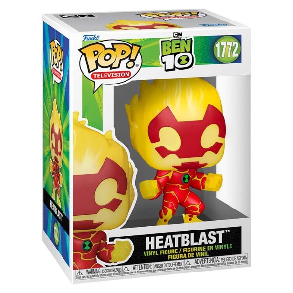 Ben 10 - Heatblast Pop! Vinyl Figure - Packshot 2