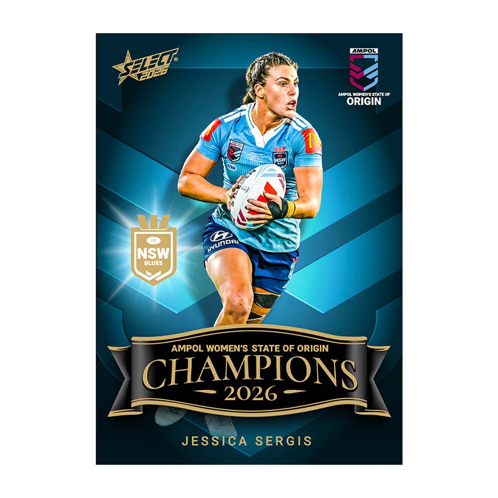 NRL - TC - 2026 Women's State of Origin Champions Card Set - NSW Blues - Packshot 5