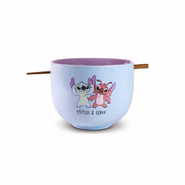 Disney – Lilo & Stitch – Stitch & Leroy Ramen Bowl with Chopsticks - Packshot 1