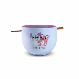 Disney – Lilo & Stitch – Stitch & Leroy Ramen Bowl with Chopsticks