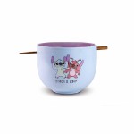 Disney – Lilo & Stitch – Stitch & Leroy Ramen Bowl with Chopsticks