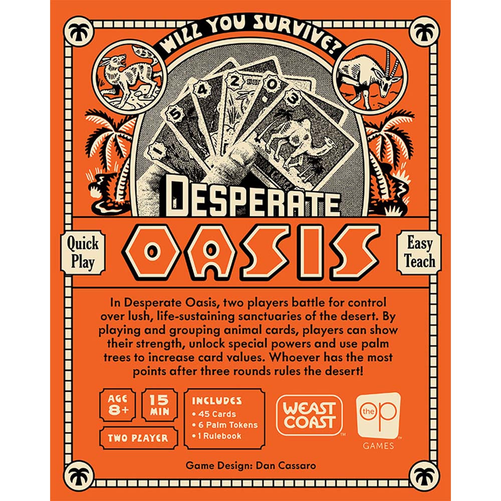 Desperate Oasis Card Game - Packshot 6