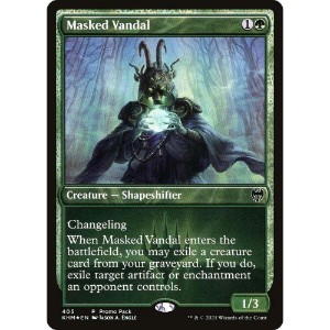Magic: The Gathering - TCG - Promo Pack: Kaldheim - Masked Vandal 405 Foil