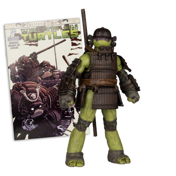 Teenage Mutant Ninja Turtles - Donatello (Turtles in Time) 5" Action Figure with Comic Book - Packshot 1