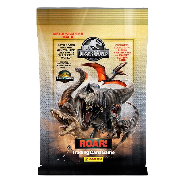 Jurassic World - TCG - ROAR Mega Starter Pack - Toys and Collectibles - EB Games Australia Jurassic World - TCG - ROAR Mega Starter Pack - Toys and Collectibles - EB Games Australia